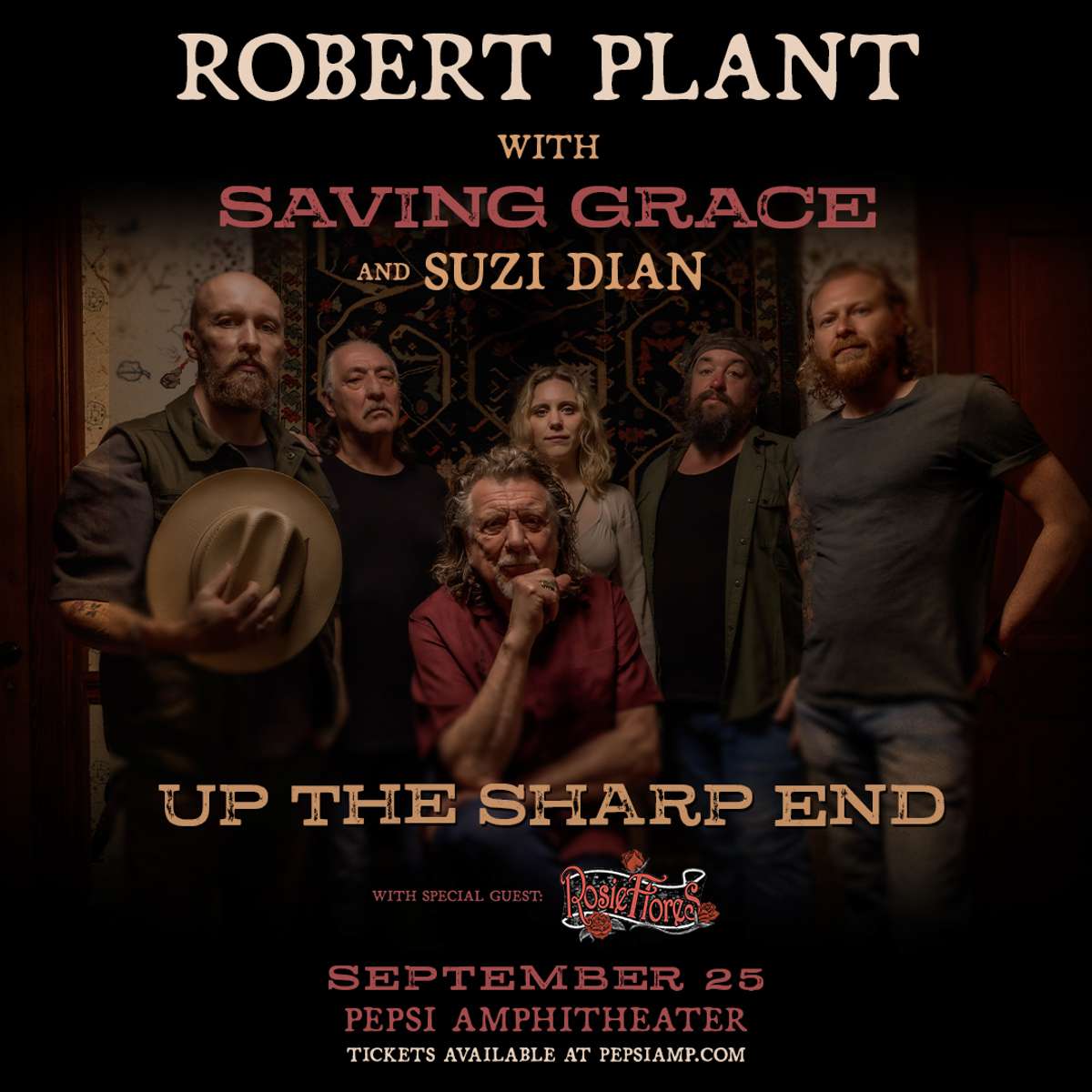Robert Plant with Saving Grace & Suzi Dian